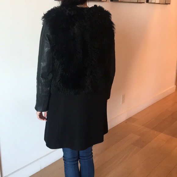 Club Monaco shearling coat - Picture 3 of 5